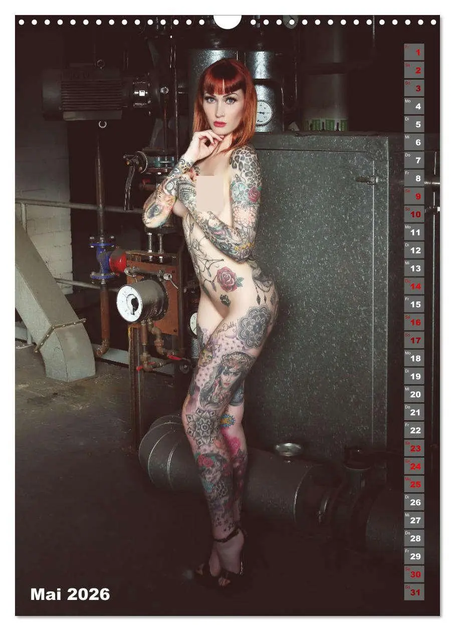 Bild: 9783516345667 | Beauty Tattoo Girls 2026 (Wandkalender 2026 DIN A3 hoch), CALVENDO...