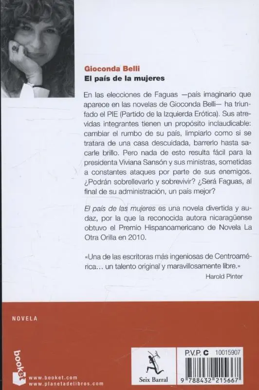 Rückseite: 9788432215667 | El país de las mujeres | Gioconda Belli | Taschenbuch | 280 S. | 2013