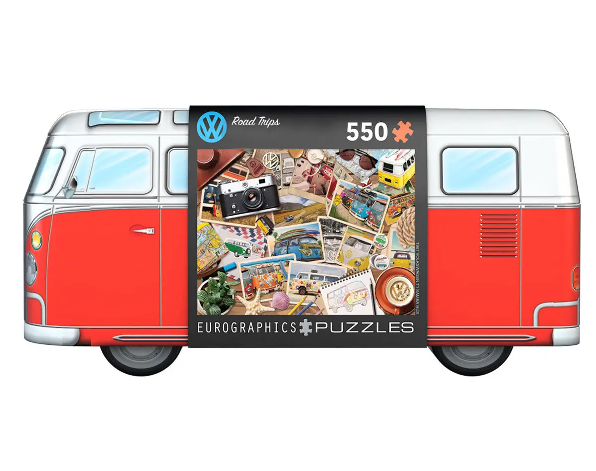 Cover: 628136655767 | VW Bus Road Trips - Puzzle Dose | Spiel | In Spielebox | 8551-5576