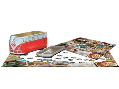 Bild: 628136655767 | VW Bus Road Trips - Puzzle Dose | Spiel | In Spielebox | 8551-5576