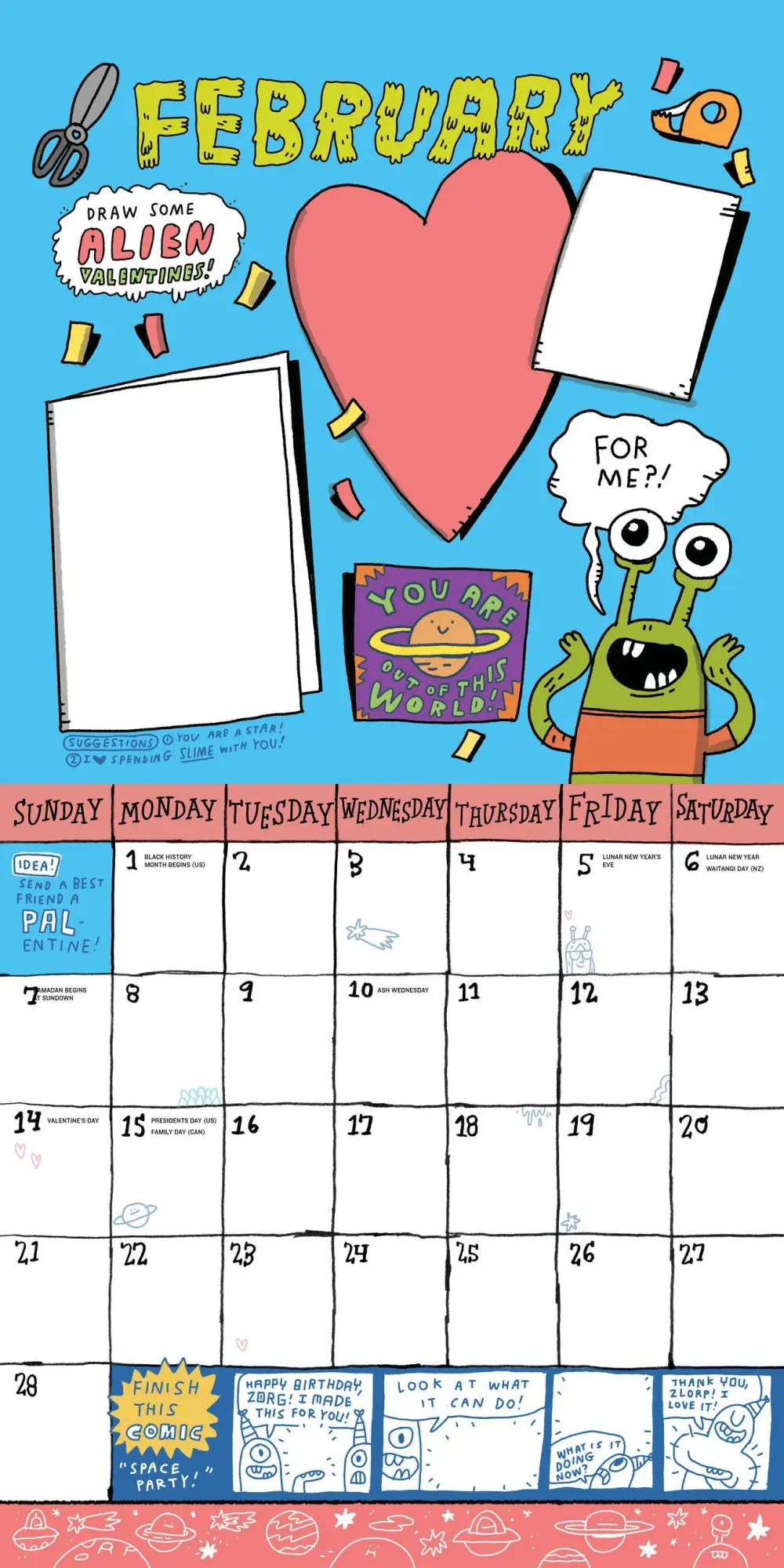Bild: 9781523535767 | Kid's Awesome Activity Wall Calendar 2027 | Kalender | Englisch | 2027
