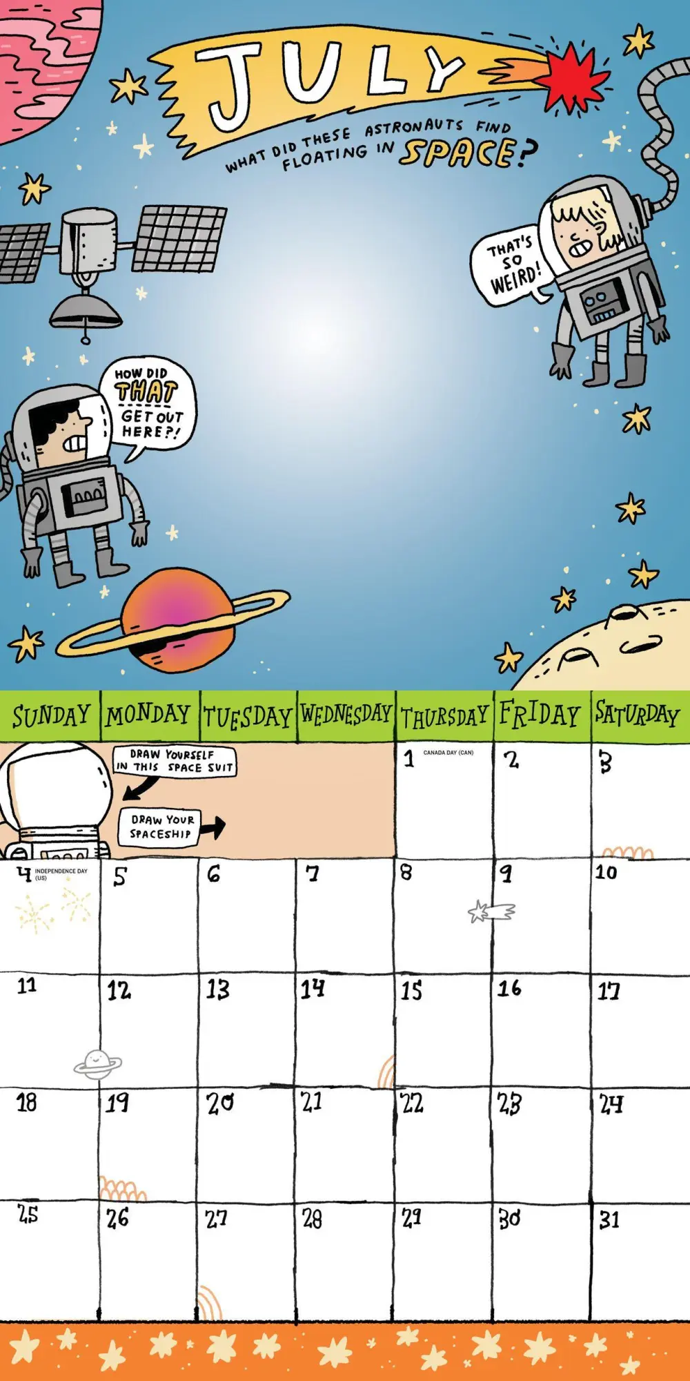 Bild: 9781523535767 | Kid's Awesome Activity Wall Calendar 2027 | Kalender | Englisch | 2027