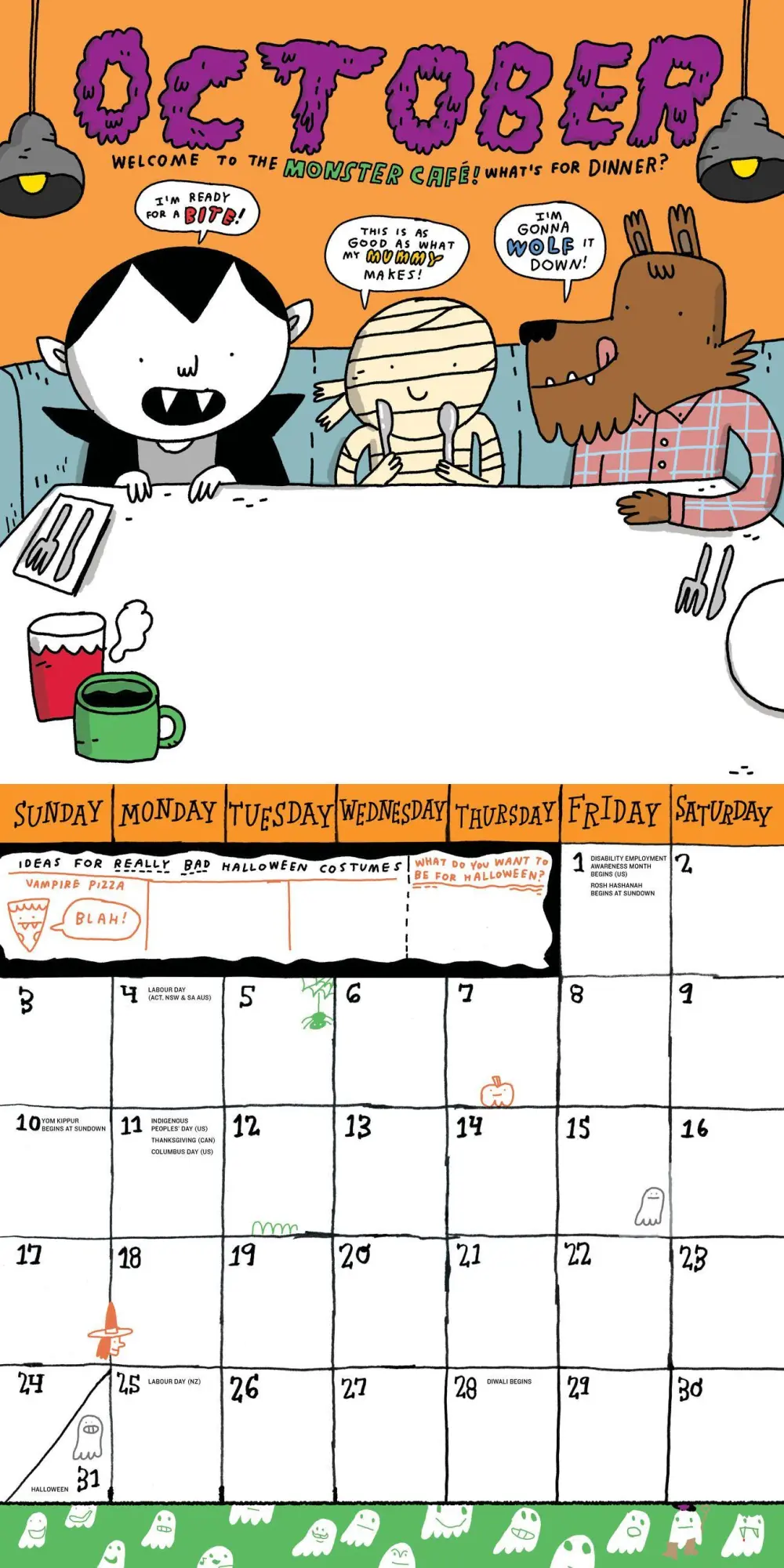 Bild: 9781523535767 | Kid's Awesome Activity Wall Calendar 2027 | Kalender | Englisch | 2027