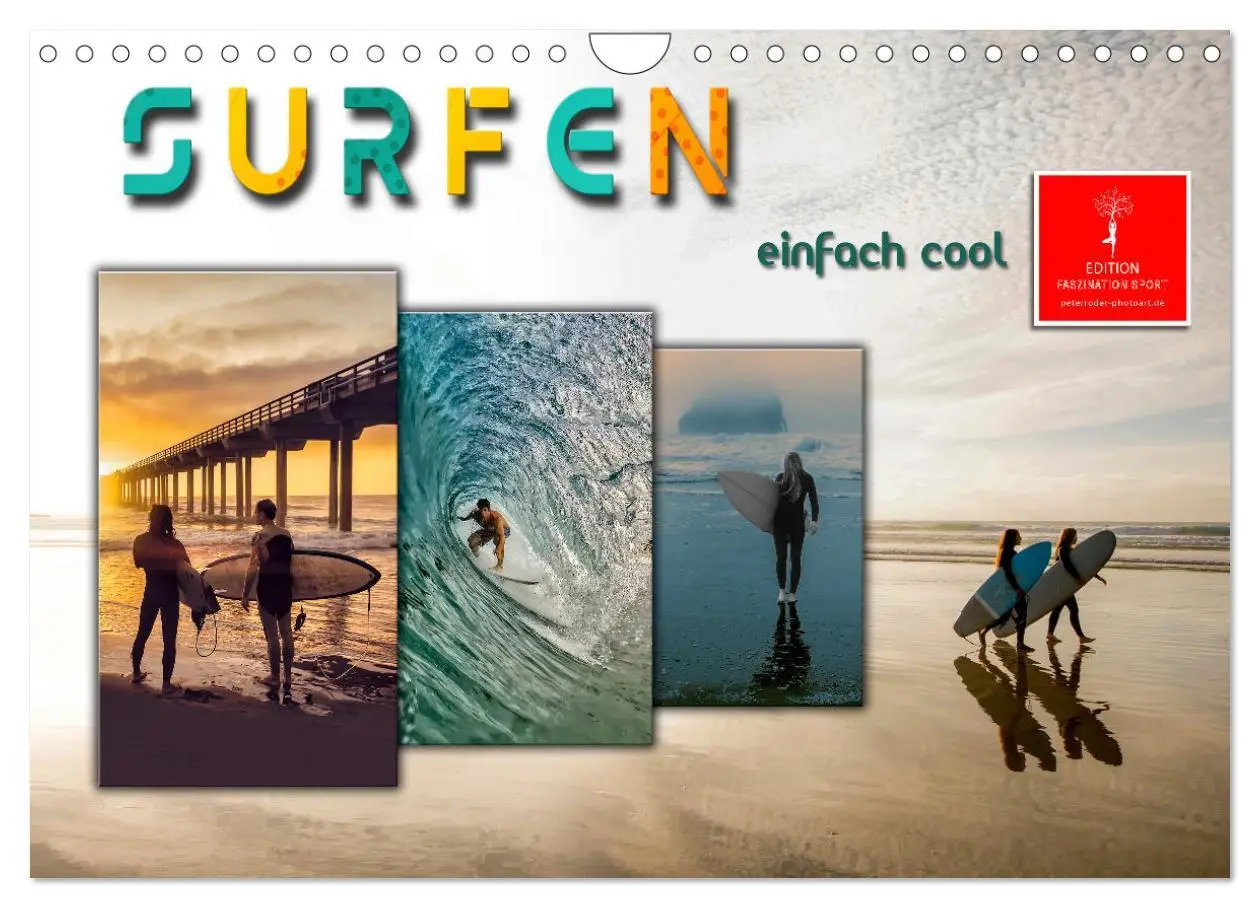 Cover: 9783457555767 | Surfen - einfach cool (Wandkalender 2026 DIN A4 quer), CALVENDO...