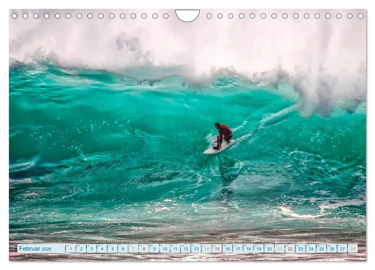 Bild: 9783457555767 | Surfen - einfach cool (Wandkalender 2026 DIN A4 quer), CALVENDO...
