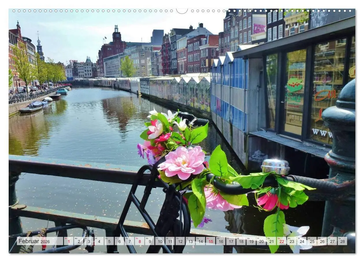 Bild: 9783516195767 | Amsterdam (Wandkalender 2026 DIN A2 quer), CALVENDO Monatskalender