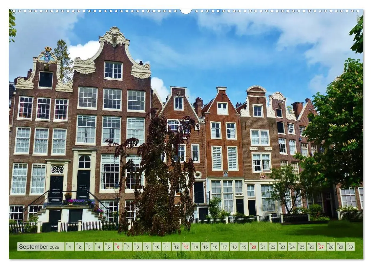 Bild: 9783516195767 | Amsterdam (Wandkalender 2026 DIN A2 quer), CALVENDO Monatskalender