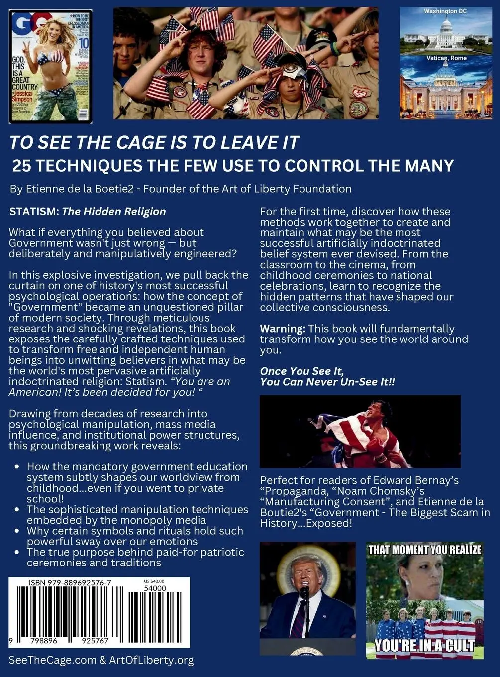 Rückseite: 9798896925767 | To See the Cage is to Leave It - 25 Techniques the Few Use to...