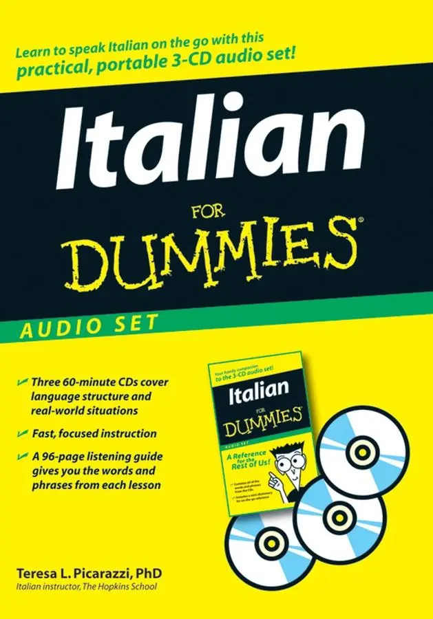 Cover: 9780470095867 | Italian for Dummies Audio Set | Teresa L Picarazzi | Taschenbuch