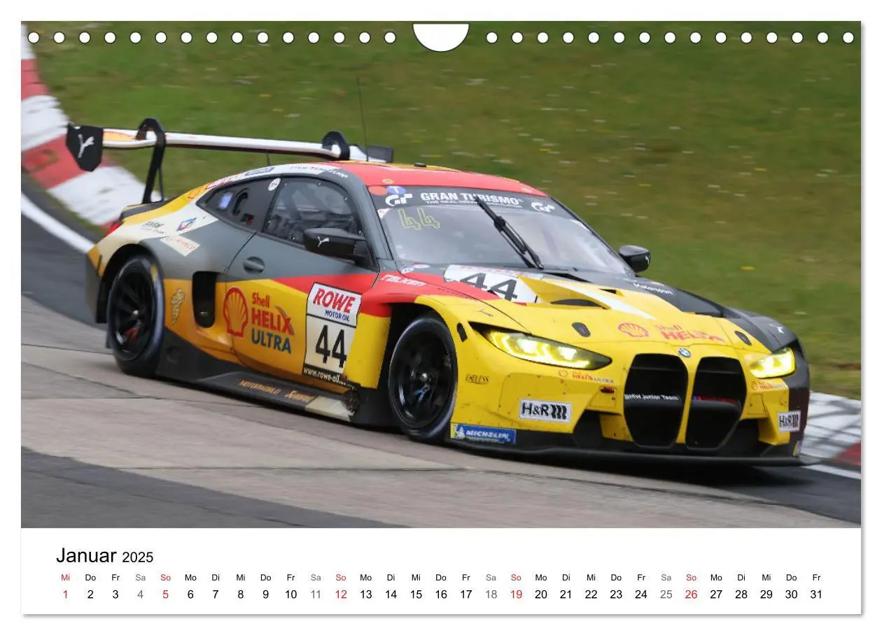 Bild: 9783435835867 | VLN Langstrecken Meisterschaft (Wandkalender 2025 DIN A4 quer),...