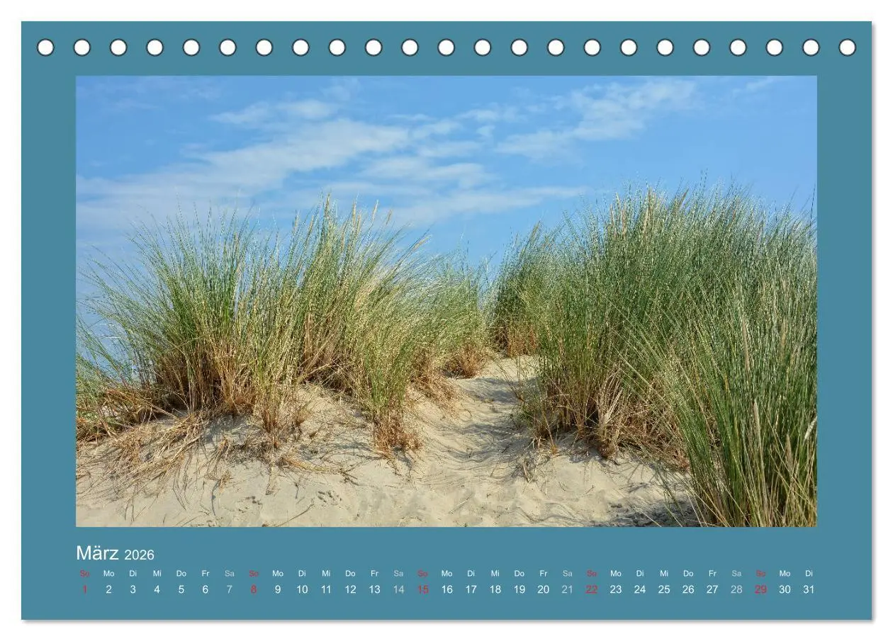 Bild: 9783457925867 | Sanddünen an der Nordsee in den Niederlanden (Tischkalender 2026...