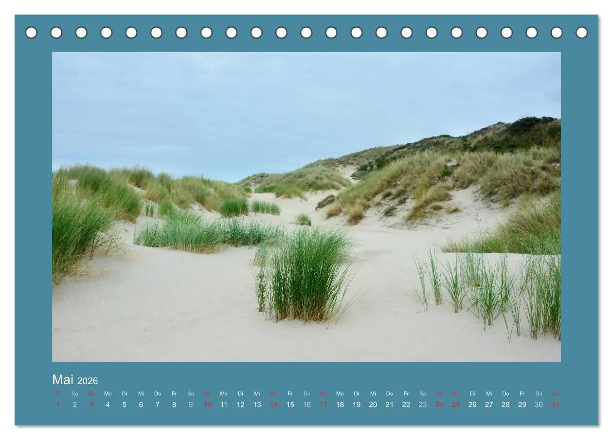 Bild: 9783457925867 | Sanddünen an der Nordsee in den Niederlanden (Tischkalender 2026...