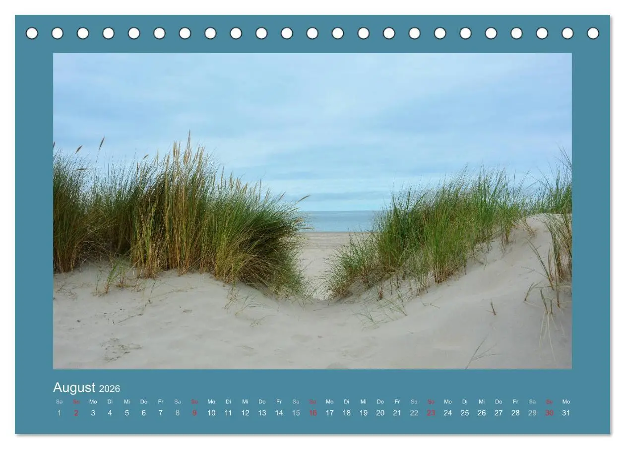 Bild: 9783457925867 | Sanddünen an der Nordsee in den Niederlanden (Tischkalender 2026...