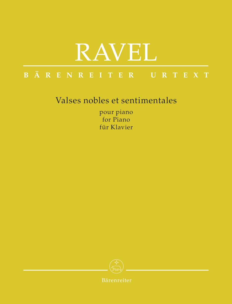 Cover: 9790006525867 | Valses nobles et sentimentales für Klavier | Bärenreiter Urtext | 2019