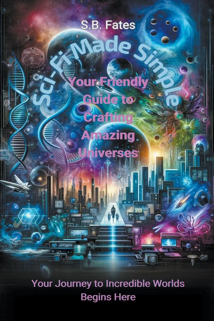 Cover: 9798224075867 | Sci-Fi Made Simple | Your Friendly Guide to Crafting Amazing Universes