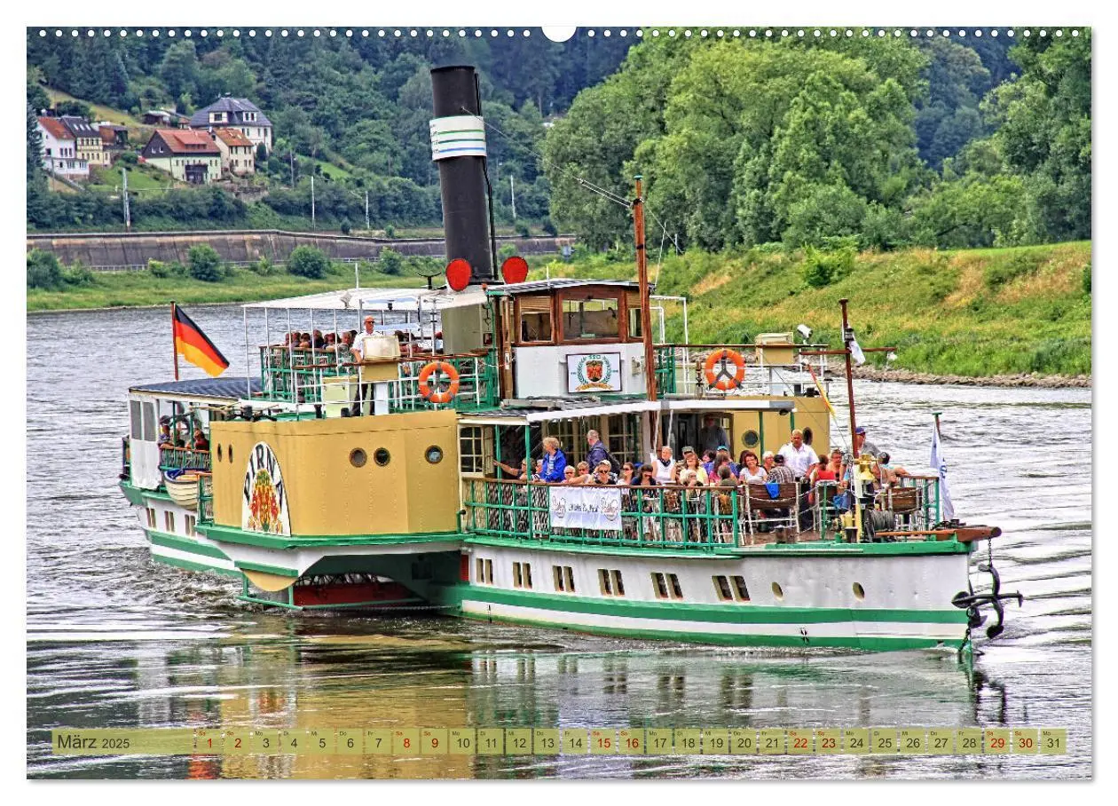 Bild: 9783383975967 | Seitenraddampfer - In Sachsen von Königstein bis Bad Schandau...