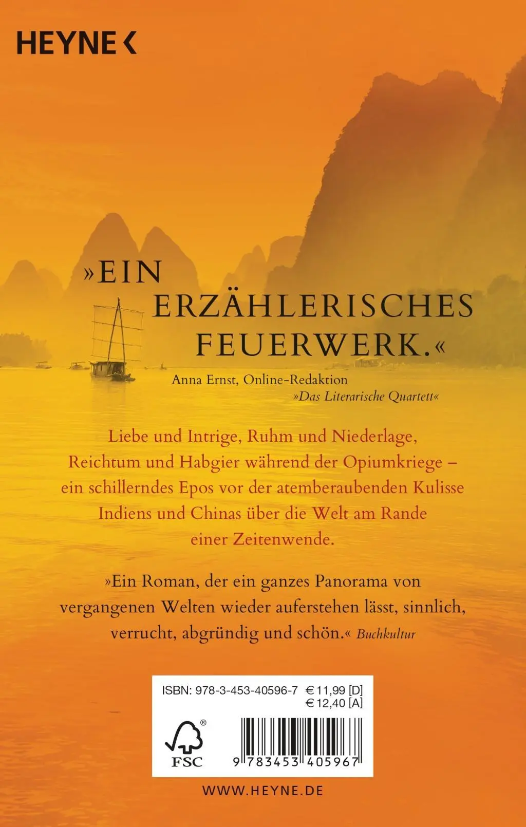 Bild: 9783453405967 | Die Flut des Feuers | Roman | Amitav Ghosh | Taschenbuch | 864 S.