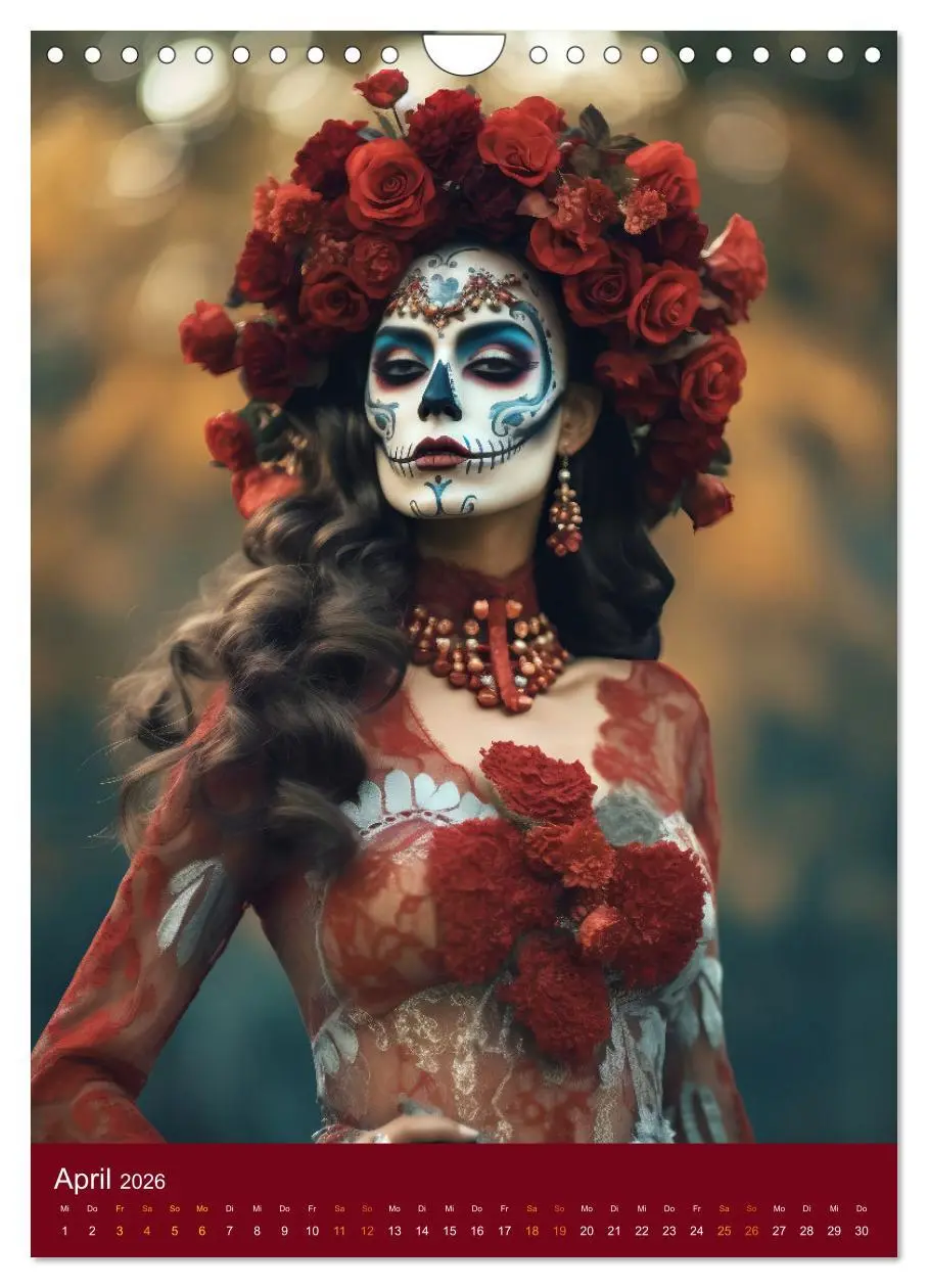 Bild: 9783516315967 | Dia de Muertos Kreative Porträts in Festanlehnung (Wandkalender...