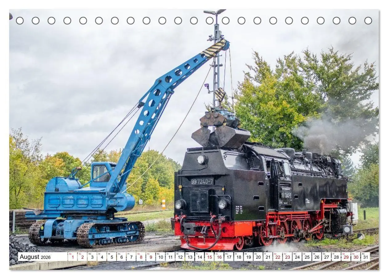 Bild: 9783516625967 | Selketalbahn im Harz (Tischkalender 2026 DIN A5 quer), CALVENDO...