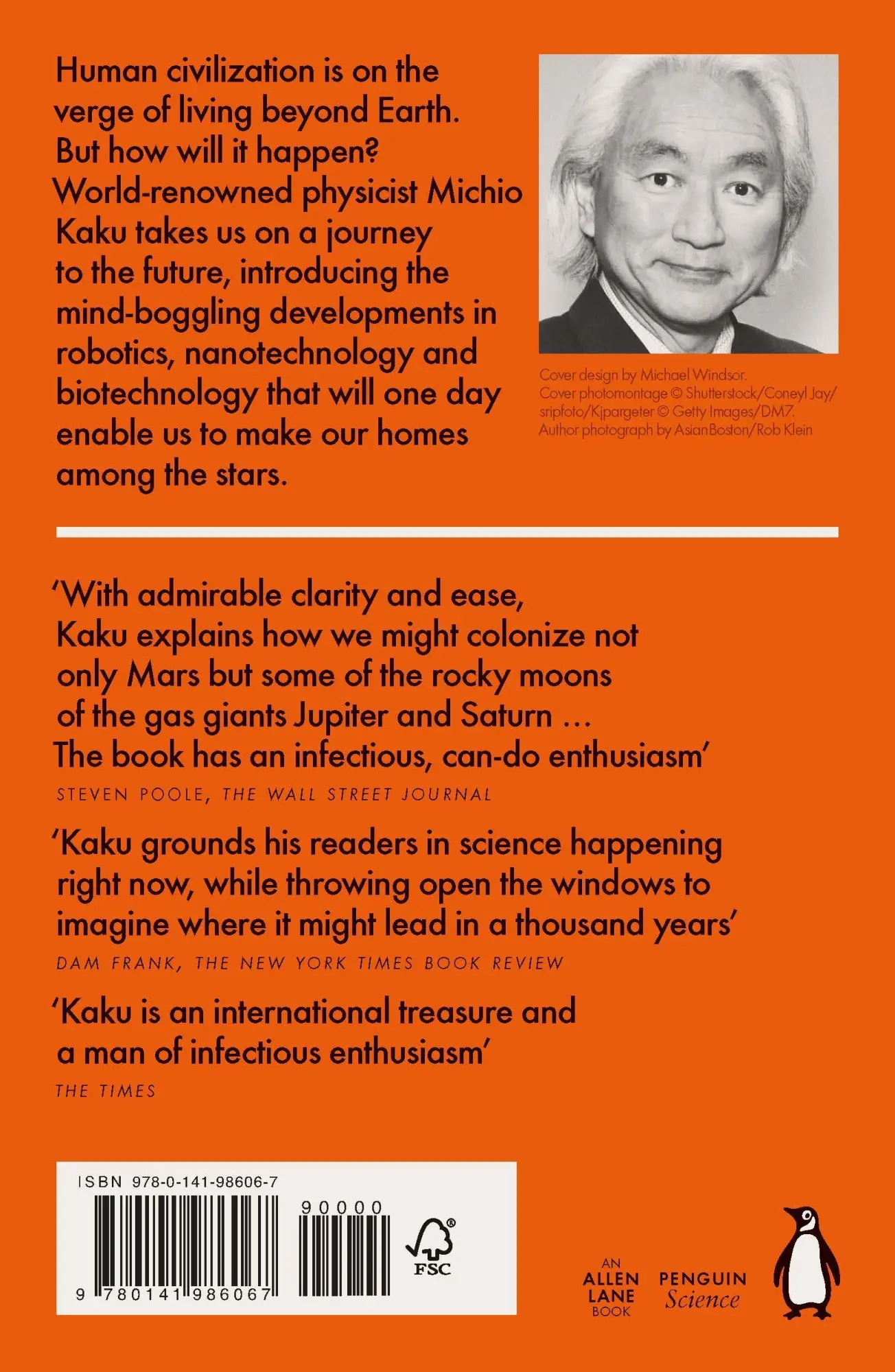 Rückseite: 9780141986067 | The Future of Humanity | Michio Kaku | Taschenbuch | 338 S. | Englisch