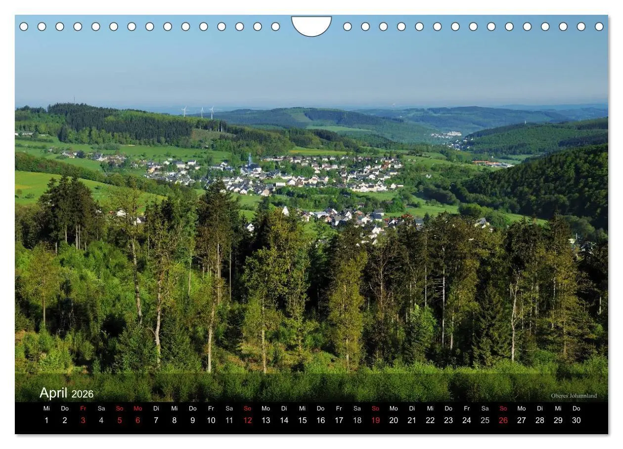Bild: 9783516066067 | Kreis Siegen-Wittgenstein (Wandkalender 2026 DIN A4 quer), CALVENDO...