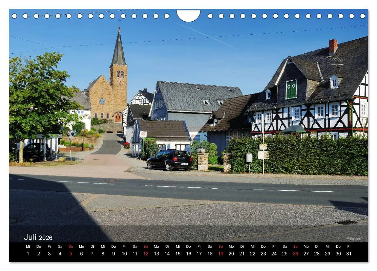Bild: 9783516066067 | Kreis Siegen-Wittgenstein (Wandkalender 2026 DIN A4 quer), CALVENDO...