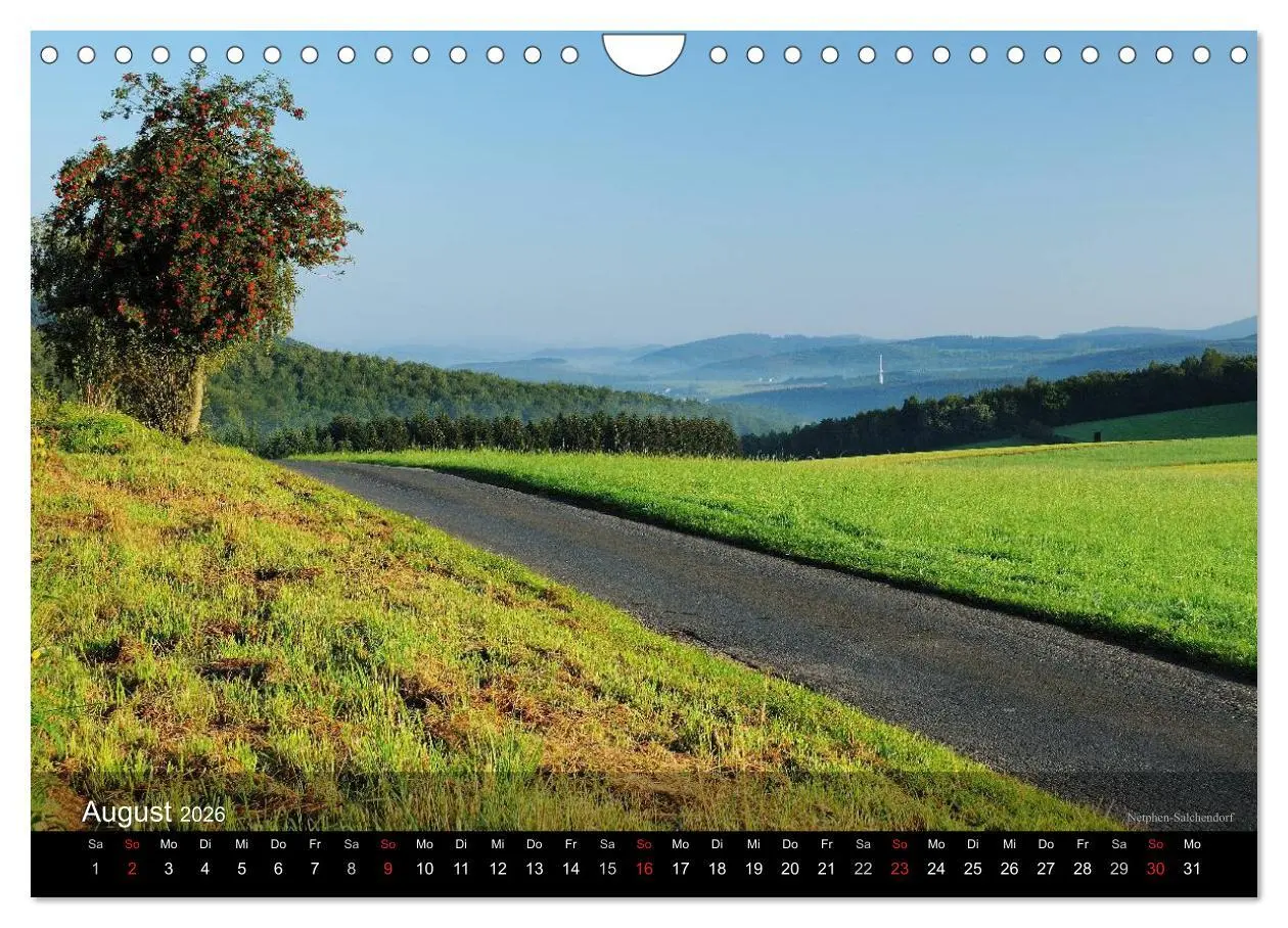 Bild: 9783516066067 | Kreis Siegen-Wittgenstein (Wandkalender 2026 DIN A4 quer), CALVENDO...