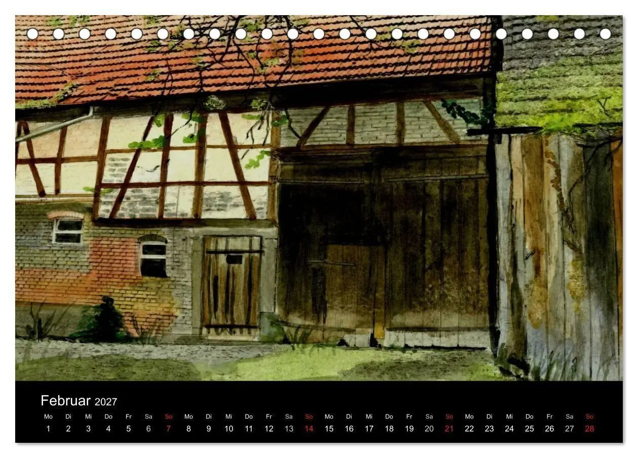 Bild: 9783594116067 | Deutschland in Aquarell (Tischkalender 2027 DIN A5 quer), CALVENDO...