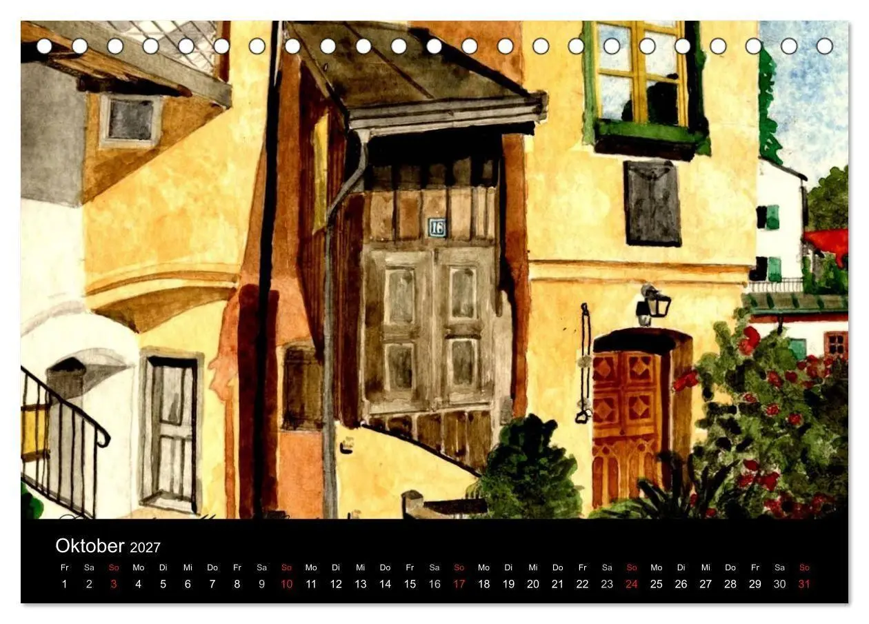 Bild: 9783594116067 | Deutschland in Aquarell (Tischkalender 2027 DIN A5 quer), CALVENDO...