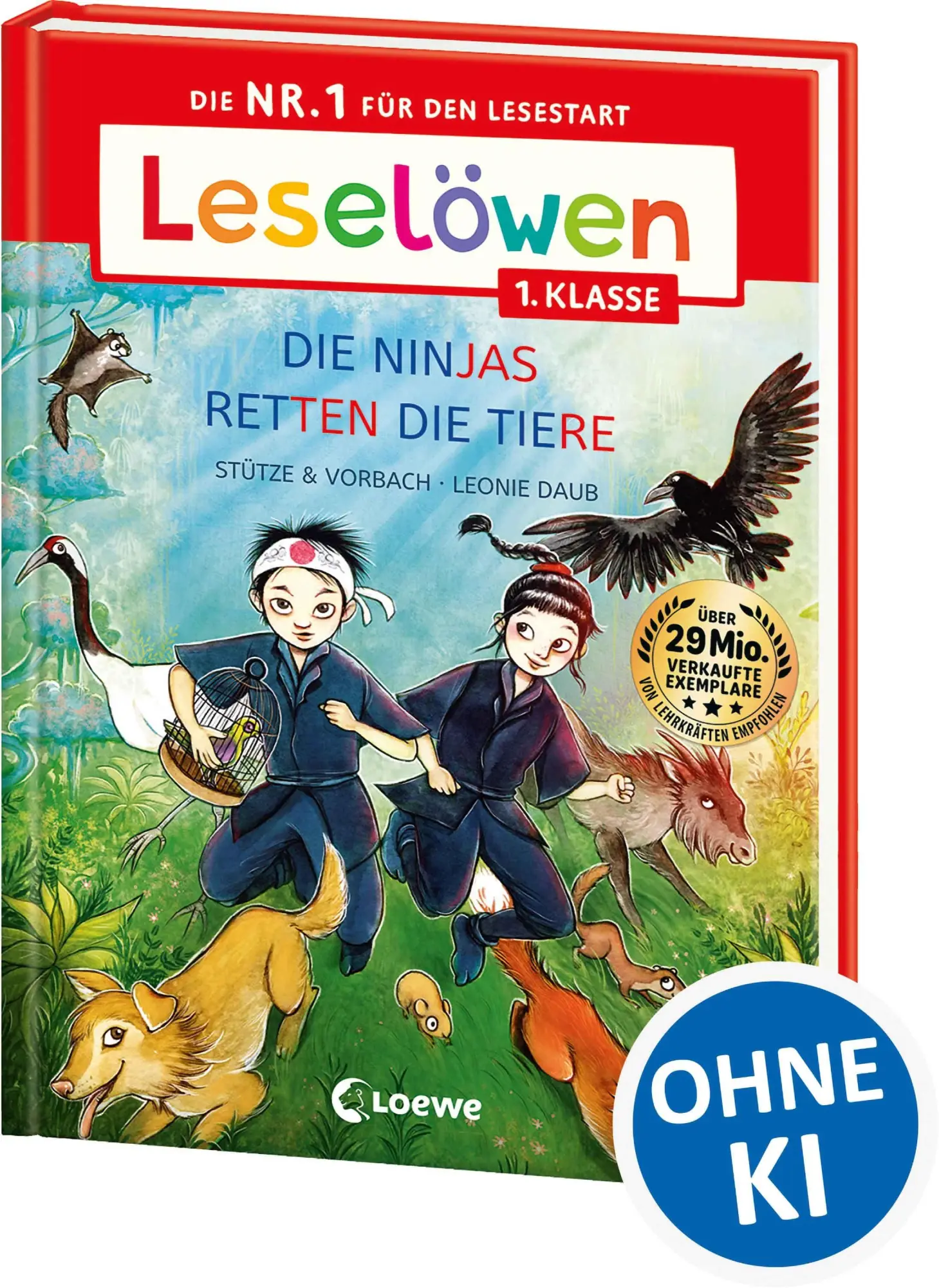 Cover: 9783743226067 | Leselöwen 1. Klasse - Die Ninjas retten die Tiere...