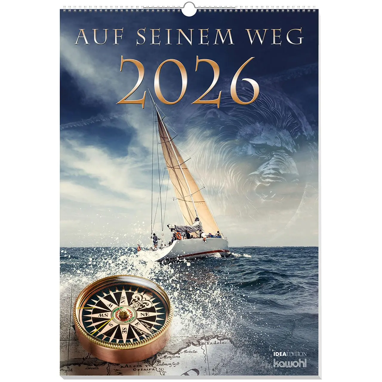 Cover: 9783754806067 | Auf seinem Weg 2026 | Foto-Kompositionen und Bibelworte | Kalender
