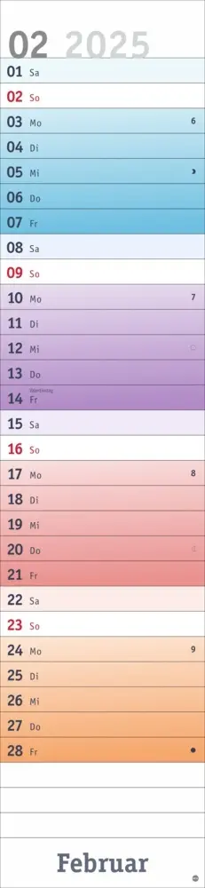 Bild: 9783756406067 | Bunte Wochen Langplaner XL 2025 | Kalender | Spiralbindung | Deutsch