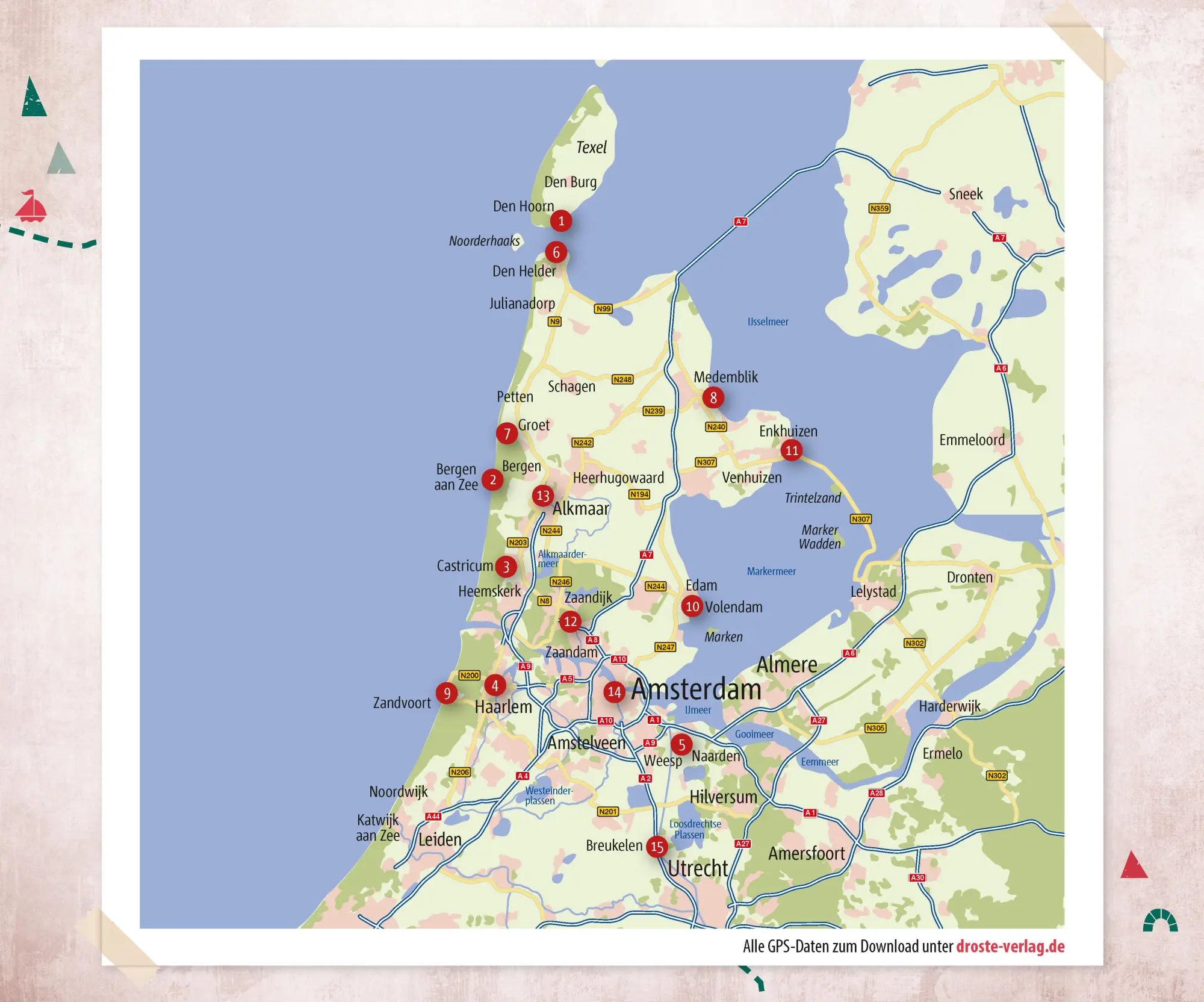 Bild: 9783770026067 | Nordholland. Radeln für die Seele | Wohlfühltouren | Ernst Wrba | Buch