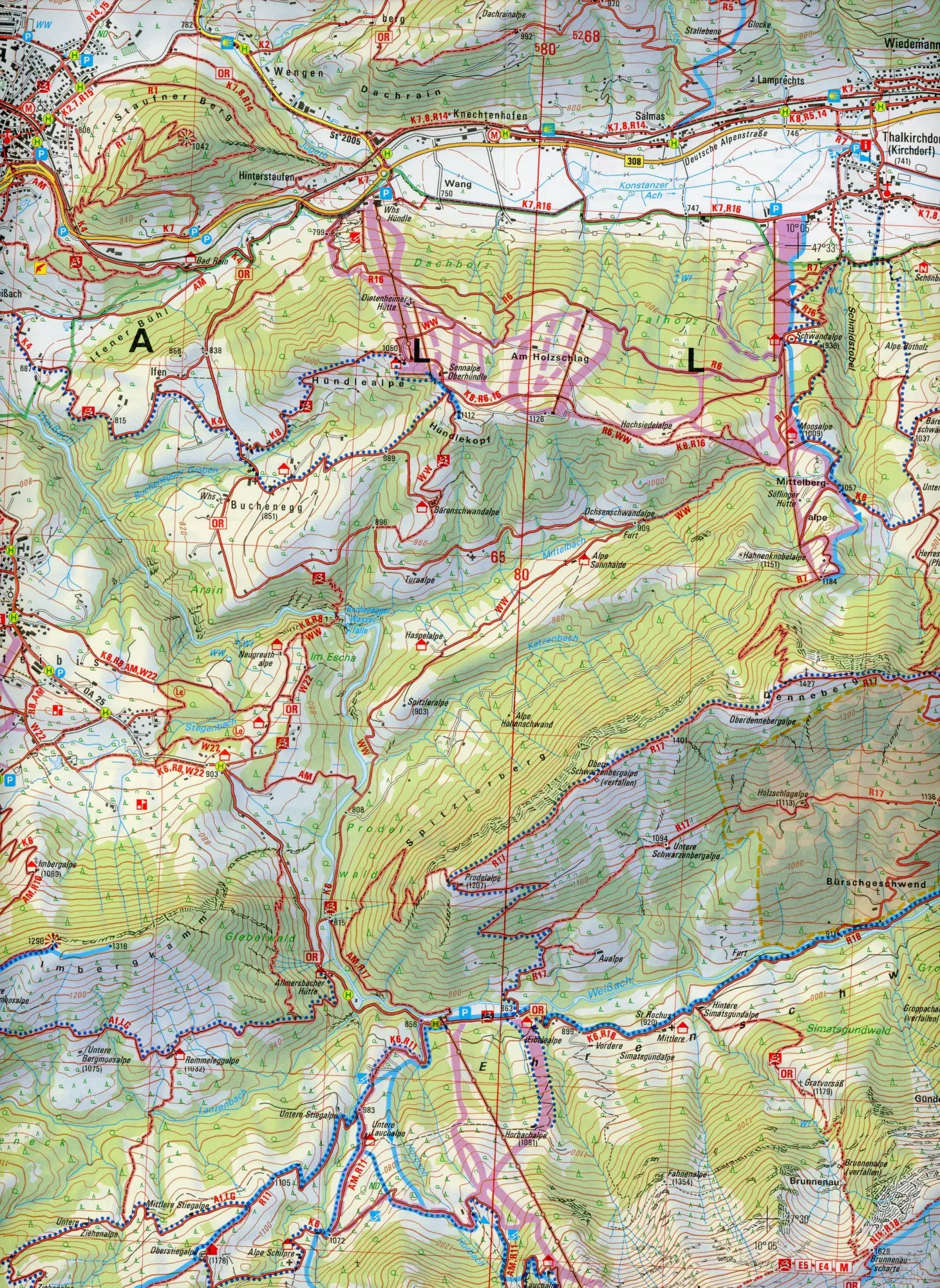 Bild: 9783948256067 | Allgäuer Voralpen West, Nagelfluhkette, Hörnergruppe 1:25 000 | 2021