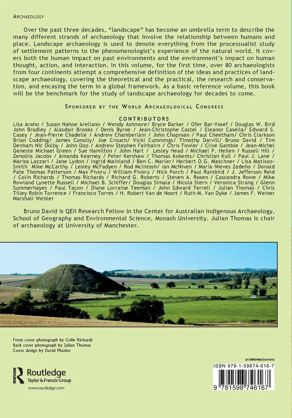 Rückseite: 9781598746167 | Handbook of Landscape Archaeology | Bruno David (u. a.) | Taschenbuch