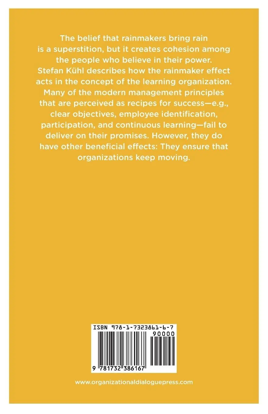 Rückseite: 9781732386167 | The Rainmaker Effect | Contradictions of the Learning Organization