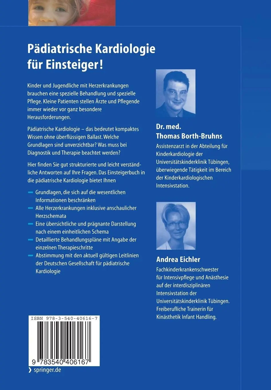 Rückseite: 9783540406167 | Pädiatrische Kardiologie | Andrea Eichler (u. a.) | Taschenbuch | xv