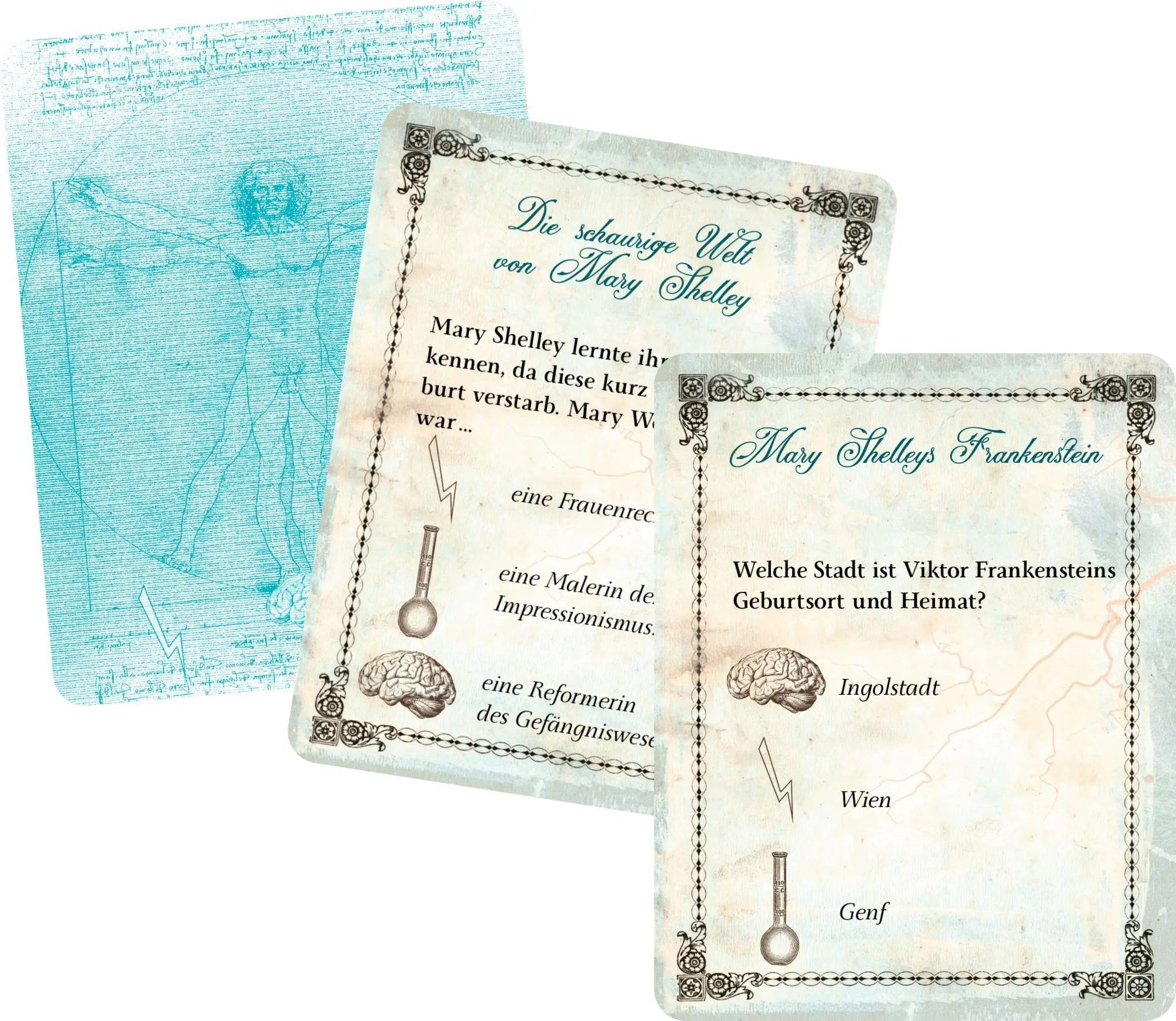Bild: 9783649646167 | Mary Shelleys Frankenstein - Das Quiz | Taschenbuch | Schachtelspiel