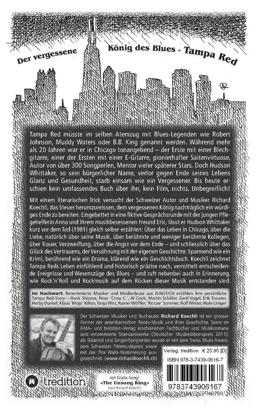 Rückseite: 9783743906167 | Der vergessene König des Blues ¿ Tampa Red | Die umfassende Biografie!
