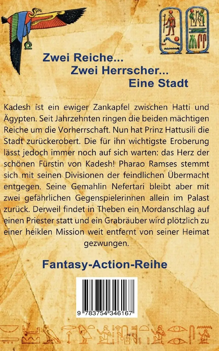 Rückseite: 9783754346167 | Kadesh | Krummstab und Geißel | Olaf Ehlerding | Taschenbuch | Kadesh