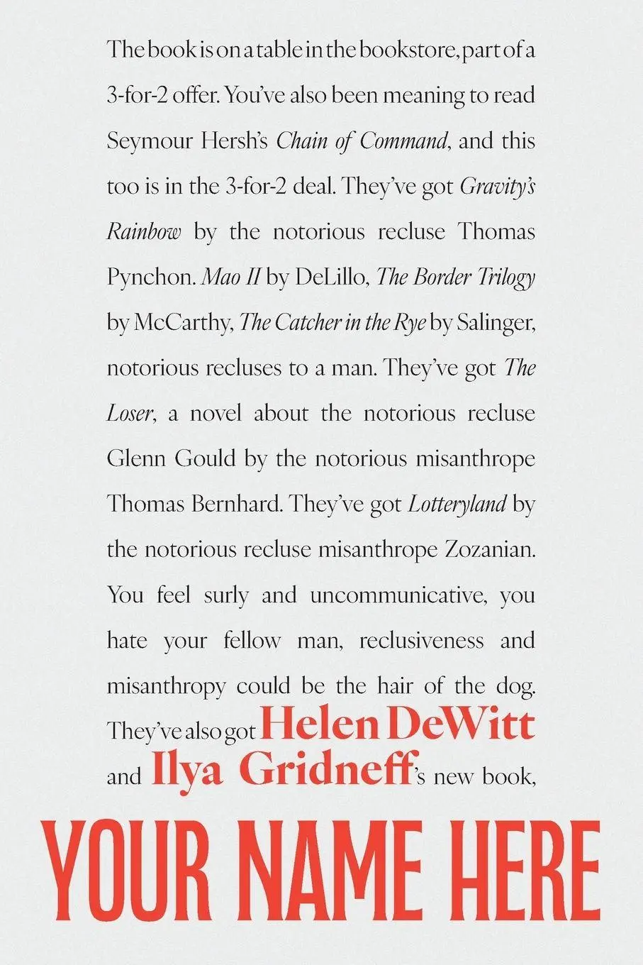 Cover: 9781628976267 | Your Name Here | Helen Dewitt (u. a.) | Taschenbuch | Englisch | 2025