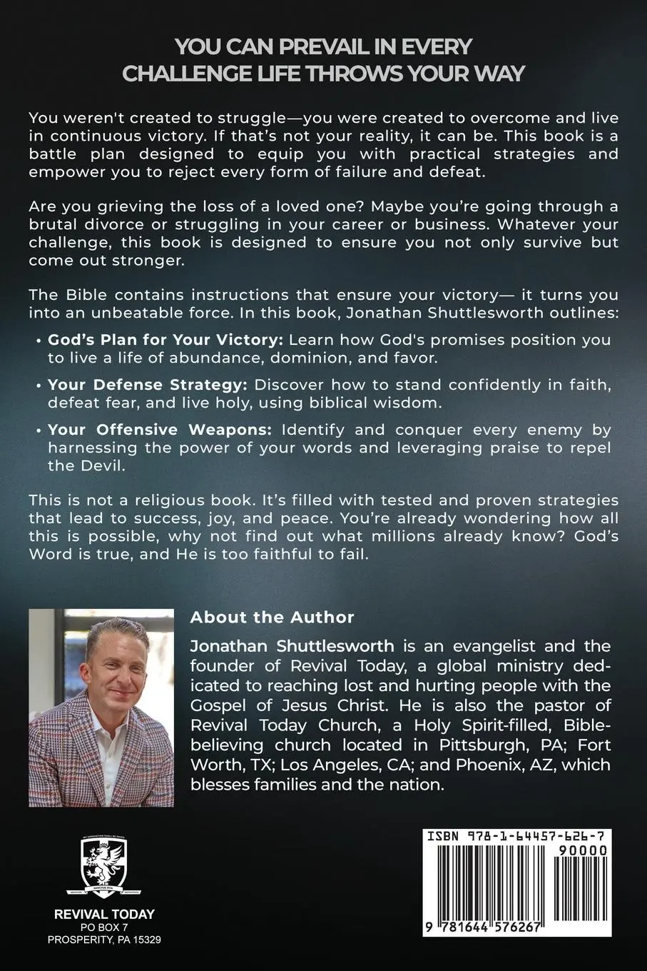 Rückseite: 9781644576267 | How to Prevail in Every Battle of Life | Jonathan Shuttlesworth | Buch