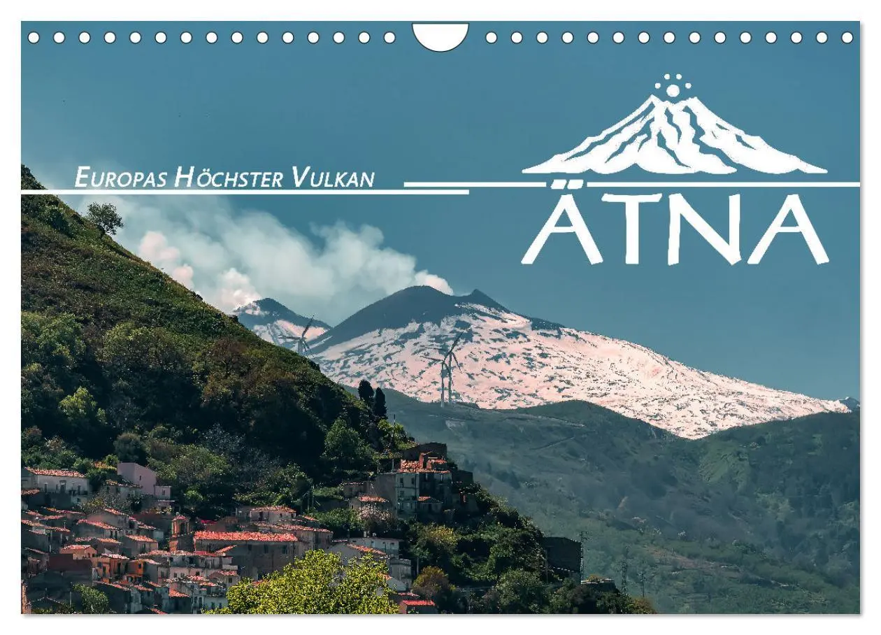 Cover: 9783457336267 | Ätna - Europas höchster Vulkan (Wandkalender 2026 DIN A4 quer),...