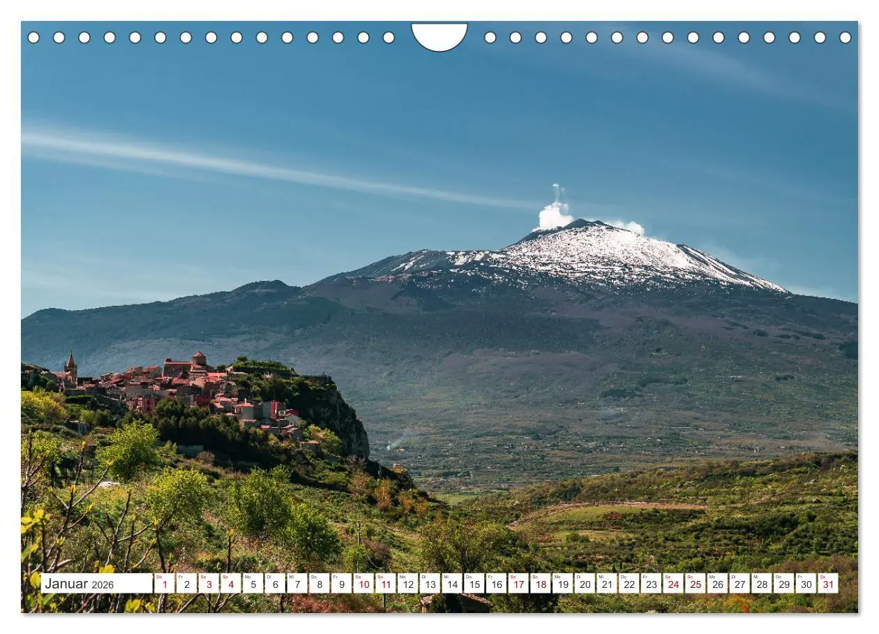 Bild: 9783457336267 | Ätna - Europas höchster Vulkan (Wandkalender 2026 DIN A4 quer),...
