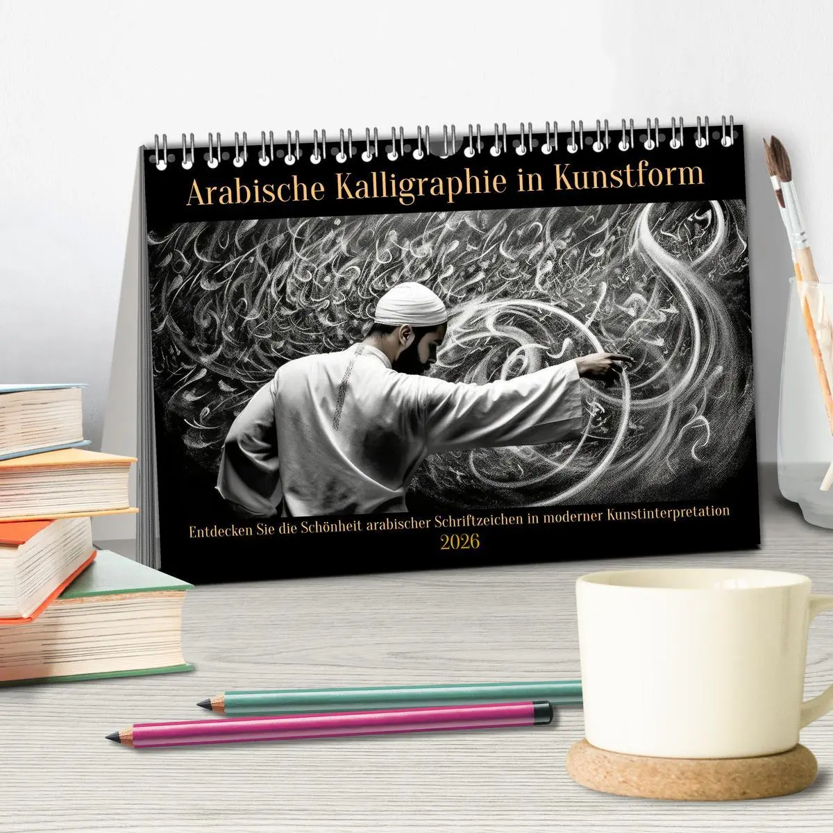 Bild: 9783457406267 | Arabische Kalligraphie in Kunstform (Tischkalender 2026 DIN A5...
