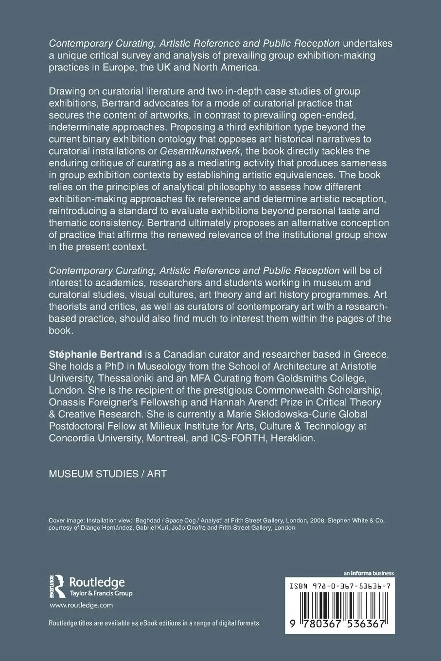 Rückseite: 9780367536367 | Contemporary Curating, Artistic Reference and Public Reception | Buch