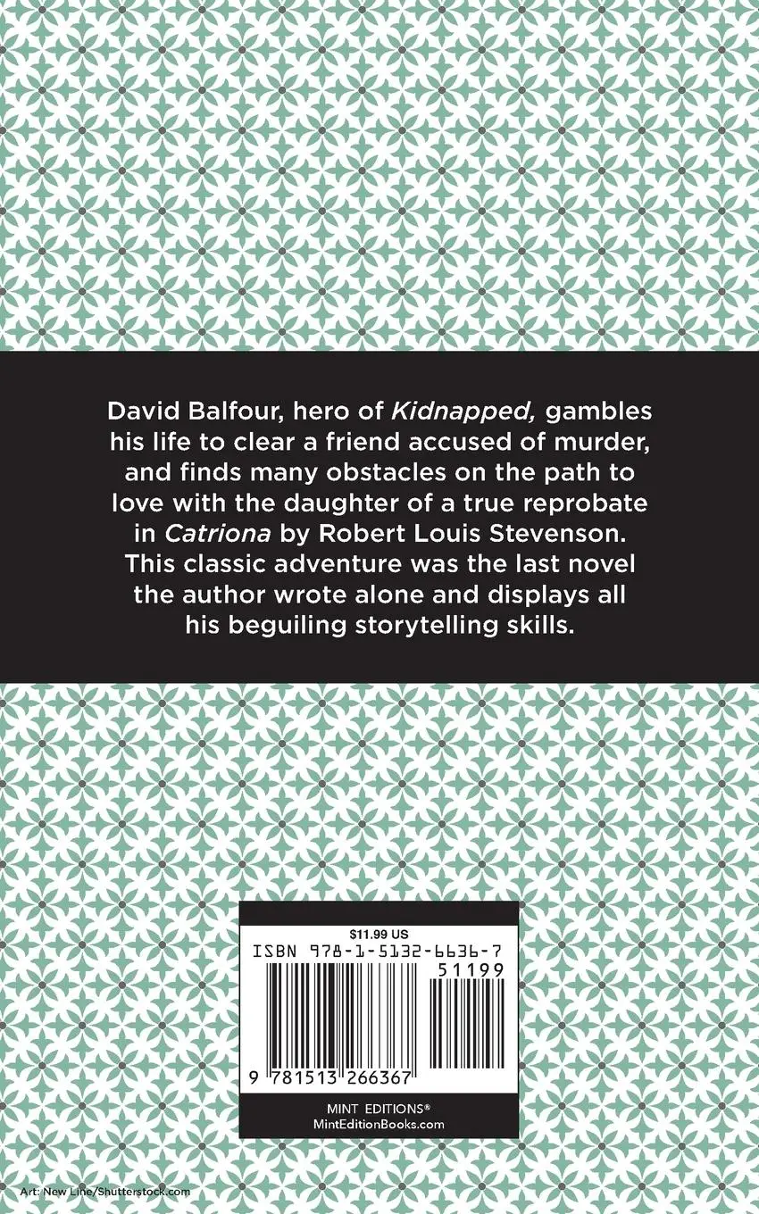 Rückseite: 9781513266367 | Catriona | Robert Louis Stevenson | Taschenbuch | Paperback | Englisch