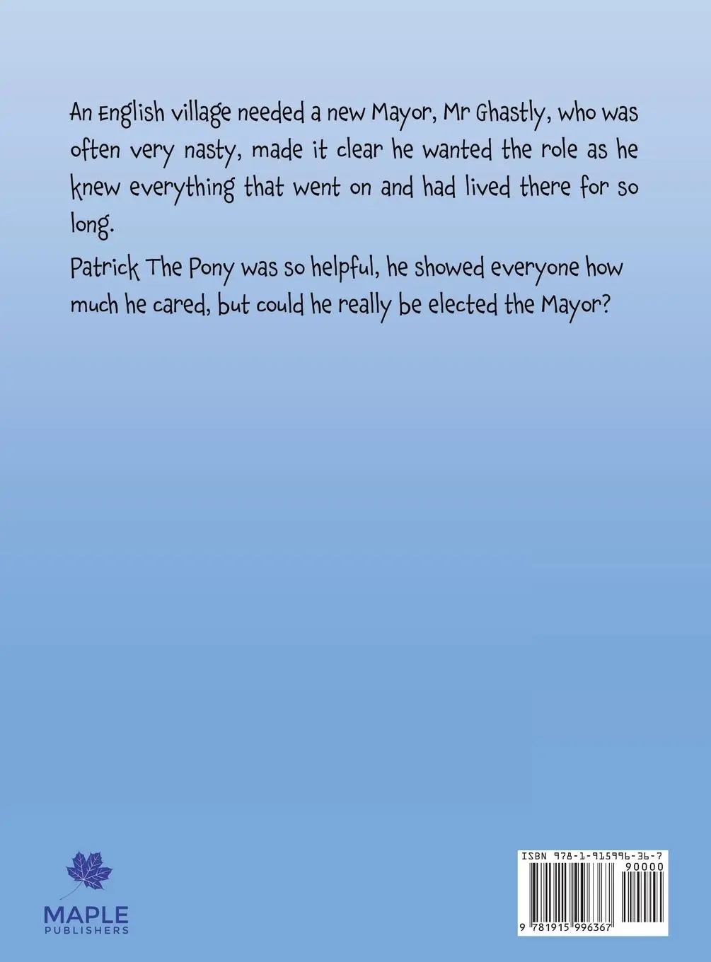 Rückseite: 9781915996367 | How A Pony Became Mayor | Kirk Petrakis (u. a.) | Buch | Englisch