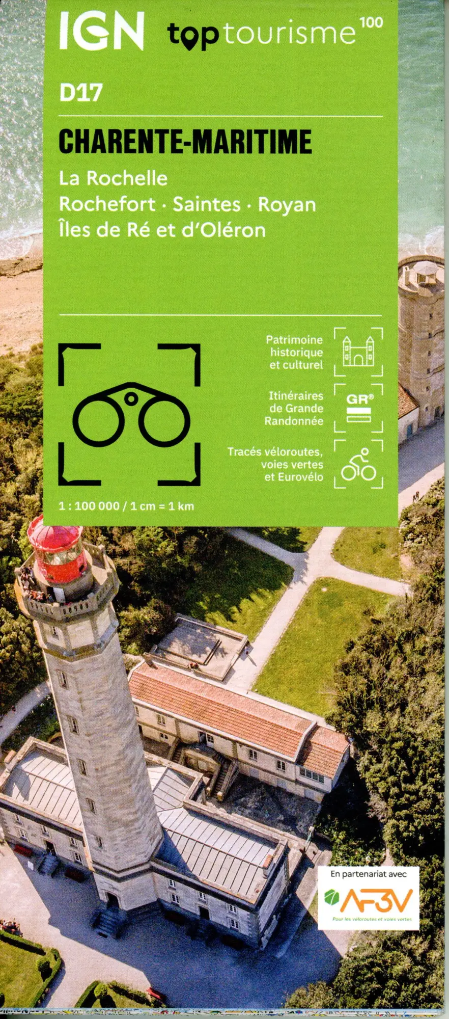 Cover: 9782758556367 | 17 Charente- Maritime | (Land-)Karte | IGN Top 100 départemental