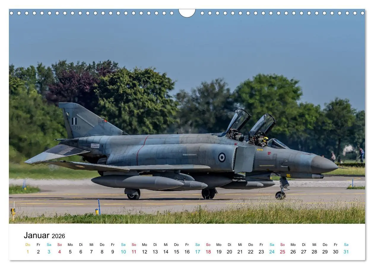 Bild: 9783457636367 | Die letzten McDonnell Douglas F-4 Phantom II (Wandkalender 2026 DIN...